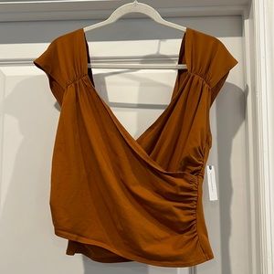 Maeve by Anthropologie Draped Wrap Top